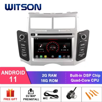 WITSON Android 11 GPS НАВИГАЦИЯ DVD для TOYOTA YARIS автомобильный DVD-плеер auto 1080P HD Зеркальная ссылка/TPMS/DVR/OBD/поддержка модема 4G