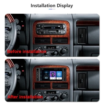 7-Дюймовый автомобильный GPS-радиоприемник, мобильный стерео-аудиоплеер, совместимый с Bluetooth, подходит для-Dodge