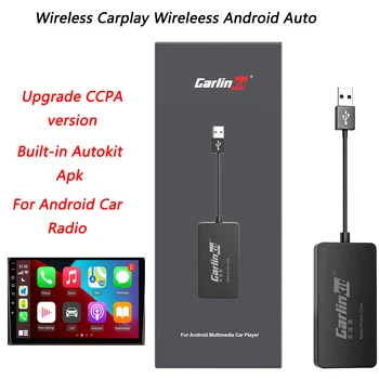 CarlinKit USB Беспроводной ключ CarPlay Проводной Автоматический AI Box Автомобильный мультимедийный плеер Mirrorlink Портативный Bluetooth Автомобильный Экранный разъем