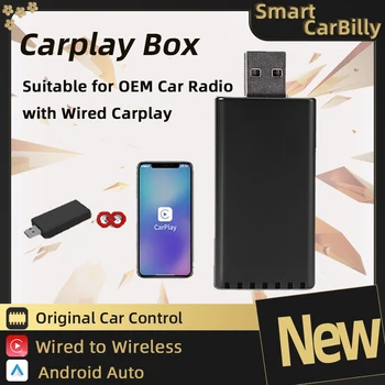 Автомобильный Мини-Блок Искусственного Интеллекта для Apple Carplay Wireless Adapter Автомобильный OEM Проводной CarPlay К Беспроводному CarPlay USB-Ключу Plug and Play Playaibox