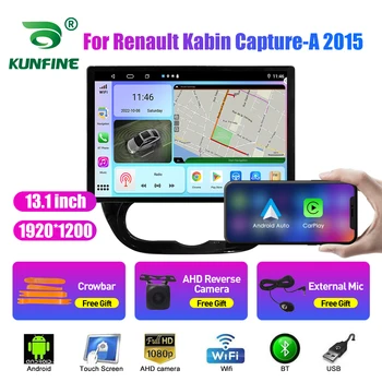 13,1-дюймовый Автомобильный Радиоприемник для Renault Kabin Capture-A 2015 Автомобильный DVD GPS Навигация Стерео Carplay 2 Din Центральный Мультимедийный Android Auto