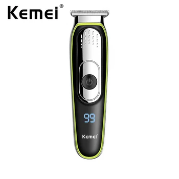 Kemei KM-1257 Новая машинка для стрижки волос, Профессиональная Электрическая машинка для стрижки волос, перезаряжаемая через USB, Мужской Триммер, Регулируемая Машинка для стрижки волос