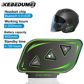 A8 Мотоциклетный шлем Гарнитура Мотоцикл BT Переговорное устройство Мотоцикл Bluetooth Гарнитура Шлем Домофон Стерео для мобильного телефона 2 всадника