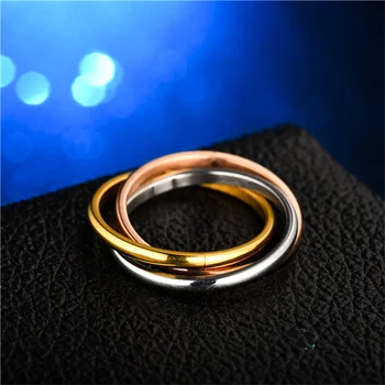 Кольцо для снятия беспокойства, Расслабляющее Кольцо для пар, круглые кольца для пальцев из нержавеющей стали, Обручальное кольцо, Ювелирные изделия, подарки, Anillo Antiestres