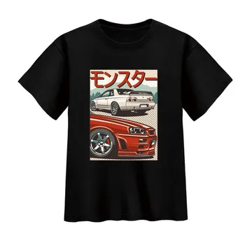 JDM CRX Initial D В японском стиле Ретро 90-х Del Sol, подходящая одежда для семьи, модные футболки, мужская и женская одежда, семейные футболки, наряды