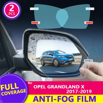 для Opel Grandland X 2017 2018 2019 Полное Покрытие Зеркала Заднего Вида Непромокаемая Пленка Противотуманная Наклейка На Автозеркало Автомобильные Аксессуары