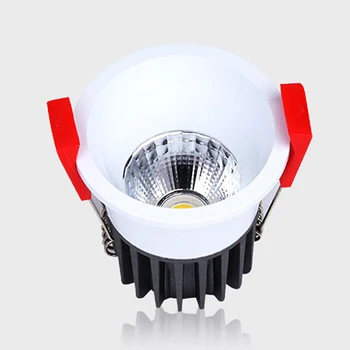 Супер яркий встраиваемый светодиодный светильник COB мощностью 5 Вт, светодиодный точечный светильник мощностью 7 Вт, светодиодный декоративный потолочный светильник AC110V 220V