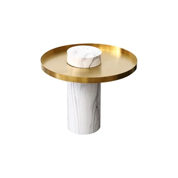 YY Креативный и немного роскошный угловой столик Диван в гостиной Приставной столик в скандинавском минимализме Приставной столик