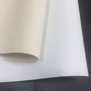 42 дюйма x 18 м Бесплатная струйная печать в рулоне холста из 100% хлопка 380 гсм