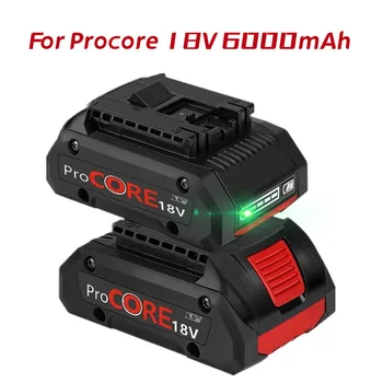 Новый Литий-ионный аккумулятор 18V 6000mAh для Procore 1600A016GB для Аккумуляторной Электроинструментальной Дрели Bosch 18VMax, Встроенный аккумулятор на 2100 ячеек