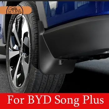 Для BYD SONG Plus EV DMI Брызговики Автомобильные Аксессуары Передние Задние Брызговики Защитные Накладки Auto Splash 2020 2021 2022 2023