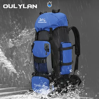 90-литровый походный рюкзак для кемпинга, женские мужские водонепроницаемые рюкзаки большой емкости, дорожная сумка для багажа