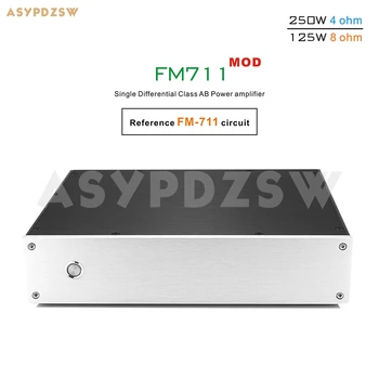 FM711 MOD Стерео класса AB ST 2SC5200 Усилитель мощности 250WX2 4 Ом с защитой SPK