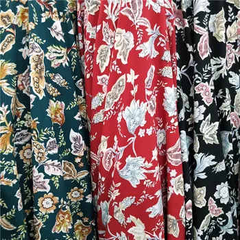 150 * 100 см, новая дизайнерская ткань с цветочным принтом для пошива свежих рубашек, подходящая для родителей и детей одежда, комбинезон, шарф, юбка