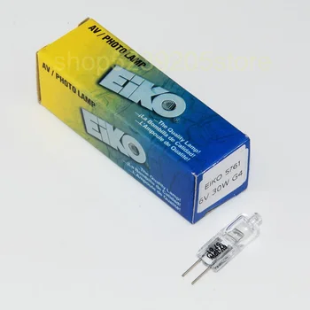 EIKO 5761 6V30W G4 Галогенная лампа Olympus BX40/41/45, CH40, CK30/40, CX31/40/41, IX50/51 Лампа-источник света для микроскопа Eiko 6v 30w
