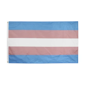 ВЕРТИКАЛЬНЫЙ флаг гордости ЛГБТ-трансгендеров 90x150 см