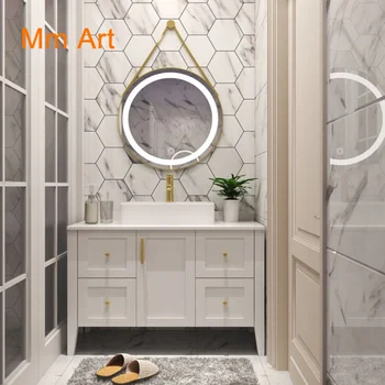 Горячие товары новый дизайн мебели для ванной комнаты в Фошане, шкаф для ванной комнаты с раковиной