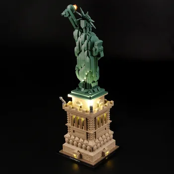 В НАЛИЧИИ комплект светодиодных ламп для статуи Свободы 21042, набор строительных блоков (не включает модель), кирпичи, игрушки для детского подарка