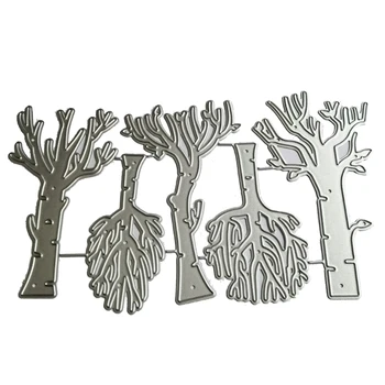 Шаблон для резки металла K3NA Forest, декоративные деревья, трафареты для тиснения, для украшения журналов по скрапбукингу 