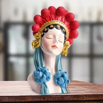 Статуэтка девушки из оперы народного искусства для украшения книжной полки в гостиной