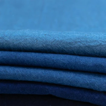 Серия Plants Dye Blue, ручная вышивка, сумка Sashiko, коврик для дома, Ткань цвета индиго, сделай сам, A0564L