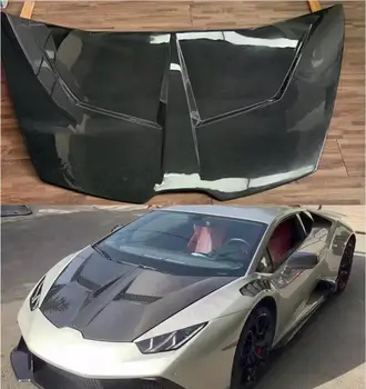Кованый Передний Бампер из углеродного волокна, Капот двигателя, Вентиляционная крышка капота для Lamborghini Huracan LP610 LP580 2014-2020