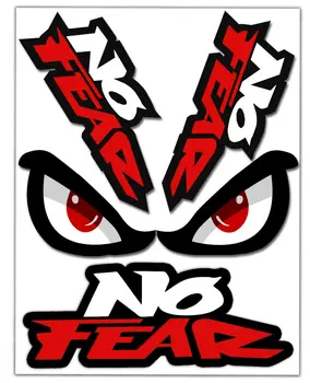 Забавная виниловая наклейка No Fear Eyes Car Auto Motorcycle JDM Racing Наклейка на бампер автомобиля Assessoires