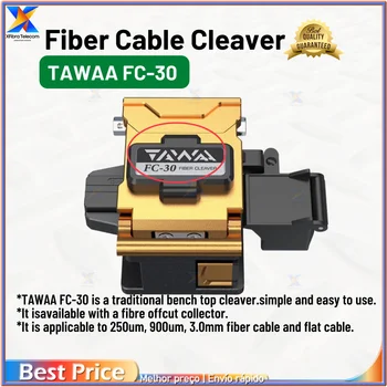 TAWAA FC-30 Cbale Cutter FTTH Clivador De Fibra Optica, Нож для резки оптического волокна с 24 поверхностями