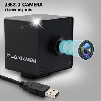 Без искажений Full HD 1080P с Автофокусом usb камера MJPEG видеокамера YUY2 Cmos OV2710 mini black box usb веб-камера