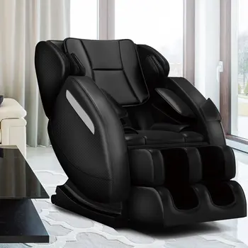 Откидывающееся Массажное Кресло Zero Gravity SL Track С Подогревом Для Всего тела, Шиацу Для Всего тела, Автоматическое Определение тела, Динамик Bluetooth, Нагрев