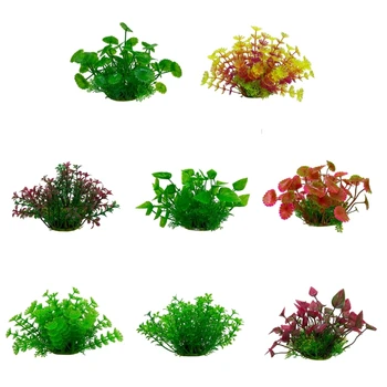 Искусственное зеленое водное растение Декор небольшого аквариума Ландшафт для украшения аквариумов Ландшафтный дизайн Укромные растения