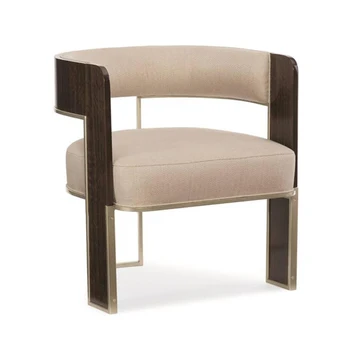 Xk Nordic Light Роскошный Одноместный диван-кресло из массива дерева и ткани, креативный Дизайнерский образец гостиничного номера