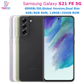 Samsung Galaxy S21 FE 5G G990B / DS 128 ГБ / 256 ГБ Мобильный телефон Android Exynos 2100 Восьмиядерный 6,4 