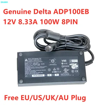 Подлинный 12 В 8.33A 100 Вт 8-контактный разъем Delta ADP-100EB Адаптер питания переменного тока для промышленной медицины Для зарядного устройства для ноутбука