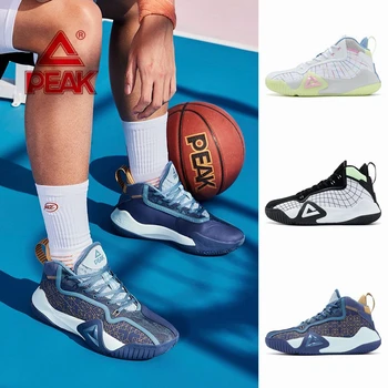 Мужская баскетбольная обувь Track of Original PEAK 2023, Новая износостойкая обувь с низким берцем, Официальные мужские амортизирующие кроссовки для бега