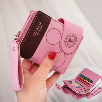 Модный женский кошелек из искусственной кожи, дизайнерский кошелек 2023, женский кошелек на молнии для кредитных карт, карман для монет